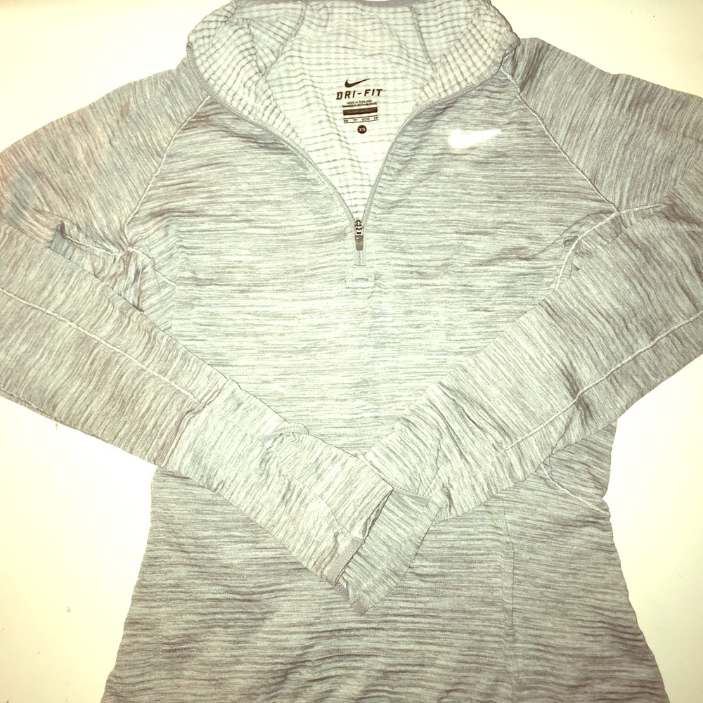 Gray Nike Half Zip